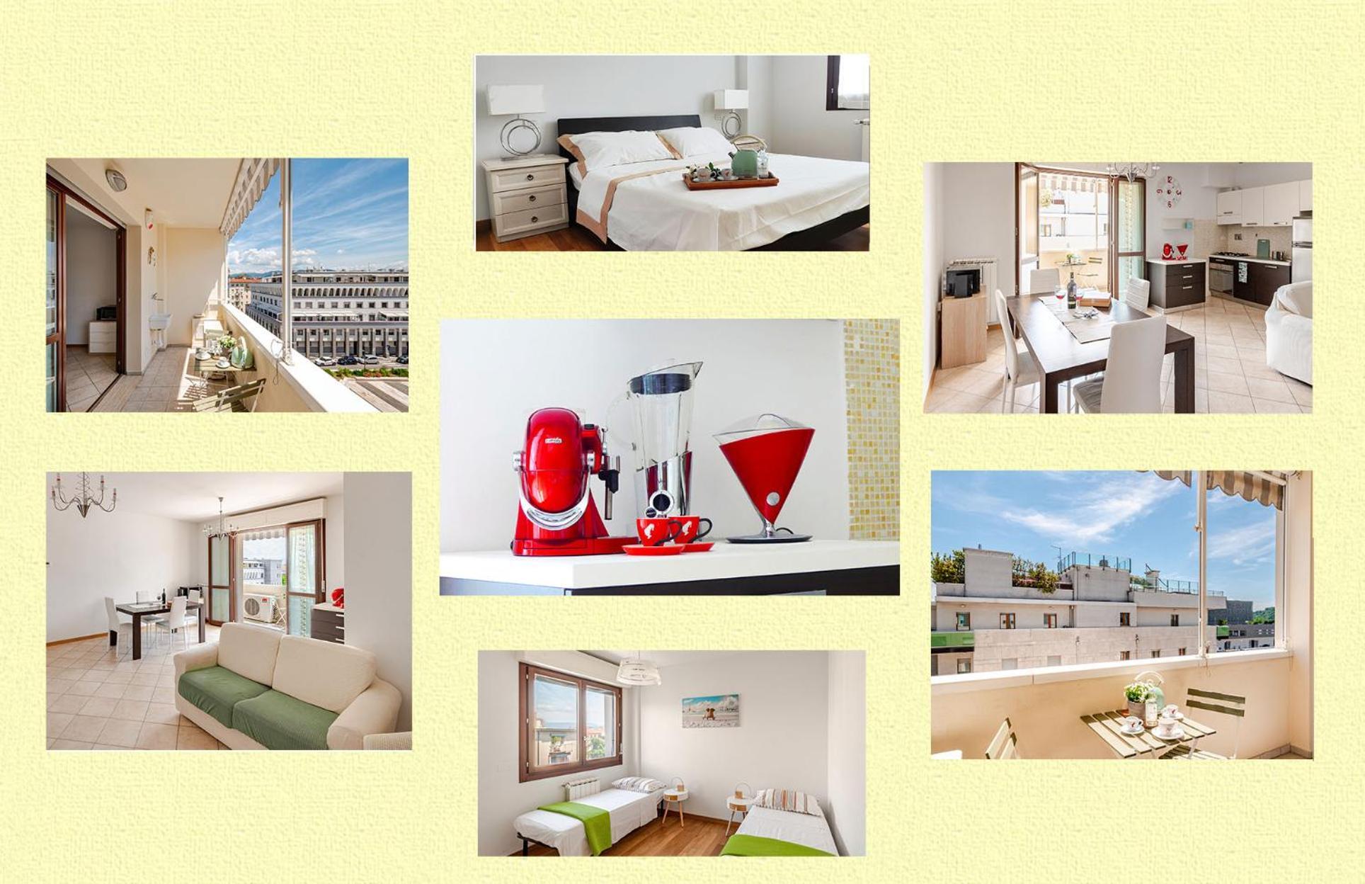 Spacious & Bright & Parking, In With Private Parking Garage - 2 Bedrooms & 2 Bathrooms - Just Few Minutes Walking From Historic Center * Florence